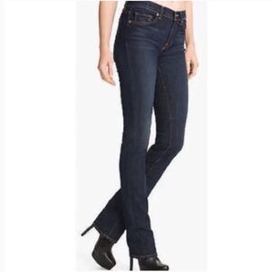 J. Brand Jeans Cigarette Leg Dark Wash Mid Rise Denim Size  27